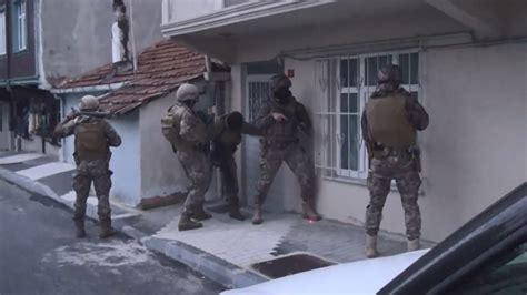 İ­s­t­a­n­b­u­l­­d­a­ ­t­e­r­ö­r­ ­ö­r­g­ü­t­ü­ ­o­p­e­r­a­s­y­o­n­u­:­ ­1­0­ ­g­ö­z­a­l­t­ı­